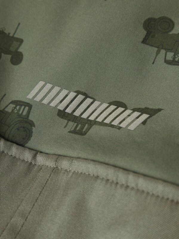 NAME IT Softshell kombinezonas "Žalias traktoriukas"