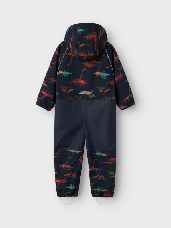 NAME IT Softshell kombinezonas "UGNINIAI DINOZAURAI" (Tamsiai mėlynas)