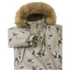 Reima-Lappi-kombinezonas-unisex-rusvas-kreminis REIMA žiemos kombinezonas LAPPI (5100129C/ Earthy beige)