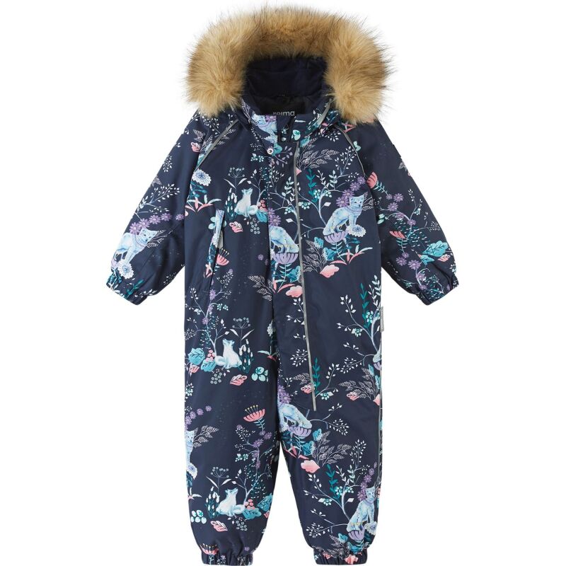 reima-lappi-5100129c-waterproof-snowsuit-reimatec-navy-6982 REIMA žiemos kombinezonas LAPPI (5100129C/ Navy gėlytės)