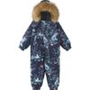 reima-lappi-5100129c-zieminis-kombinezonas-mergaitei REIMA žiemos kombinezonas LAPPI (5100129C/ Navy gėlytės)