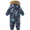 reima-lappi-geletas-zieminis-kombinezonas-tamsus REIMA žiemos kombinezonas LAPPI (5100129C/ Navy gėlytės)