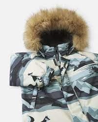 reima-lappi-ziemos-kombinezonas-unisex-vilkiukai REIMA žiemos kombinezonas LAPPI (5100129C/ Beige vilkai)