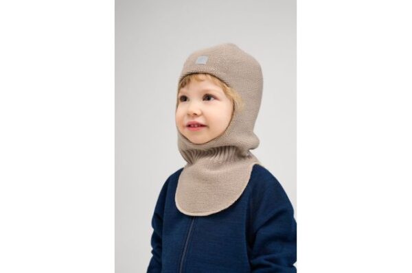 reima-merino-organines-medvilnes-kepure REIMA žieminė kepurė "Šalmukas" STARRIES (Rusvas/Beige)