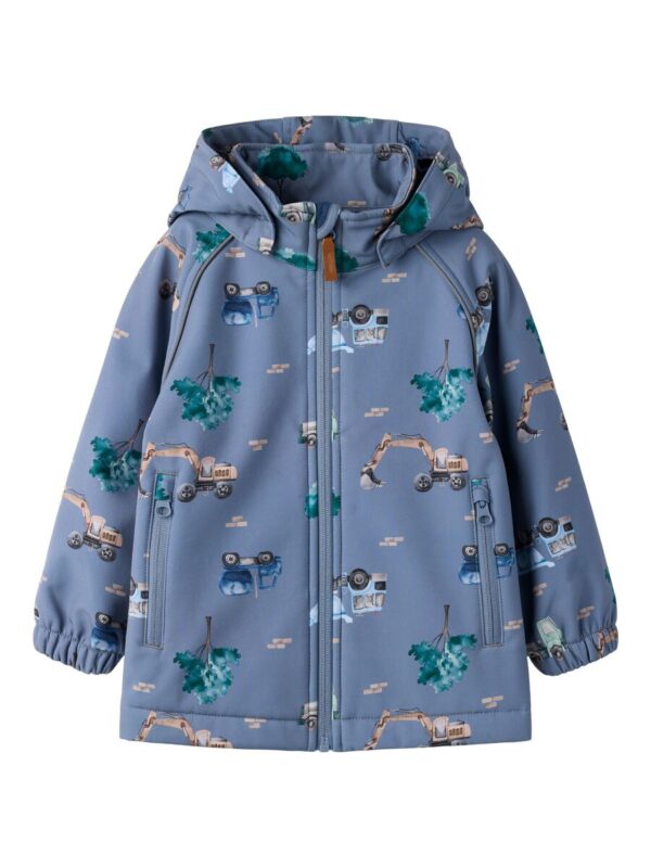 NAME IT Softshell striukė "Sunkvežimiai"