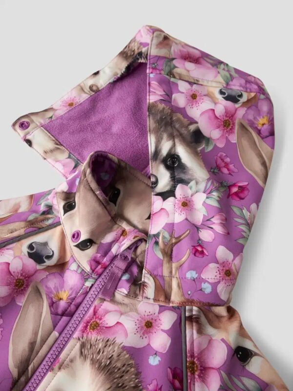 name-it-mergaitei-kombinezonas-pavasariui-rudeniui-su-zveriukais NAME IT Softshell kombinezonas "MIŠKO ŽVĖRELIAI"