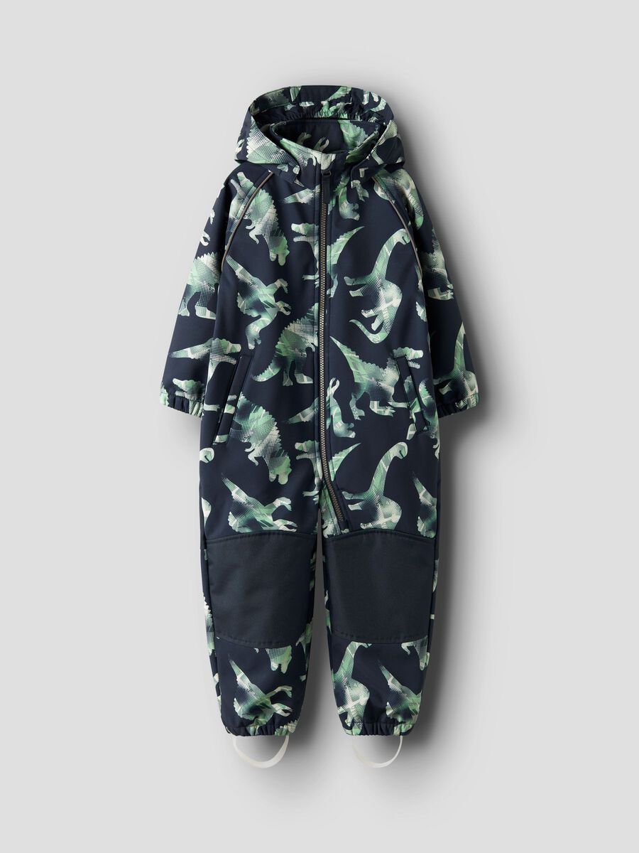 name-it-softshell-kombinezonas-berniukui-zali-dinozaurai NAME IT Softshell kombinezonas "CYBER DINO"