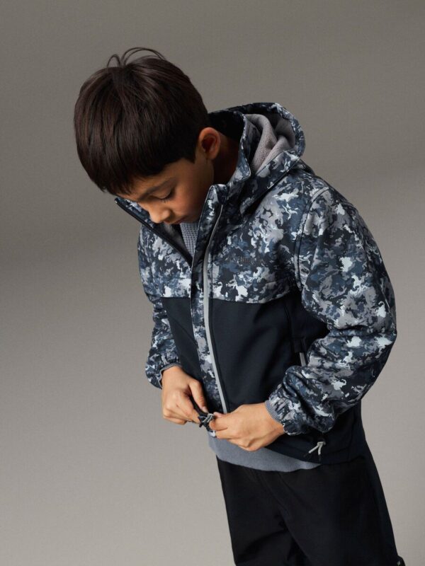 NAME IT Softshell striukė "BLOCK" (Tamsiai mėlyna)