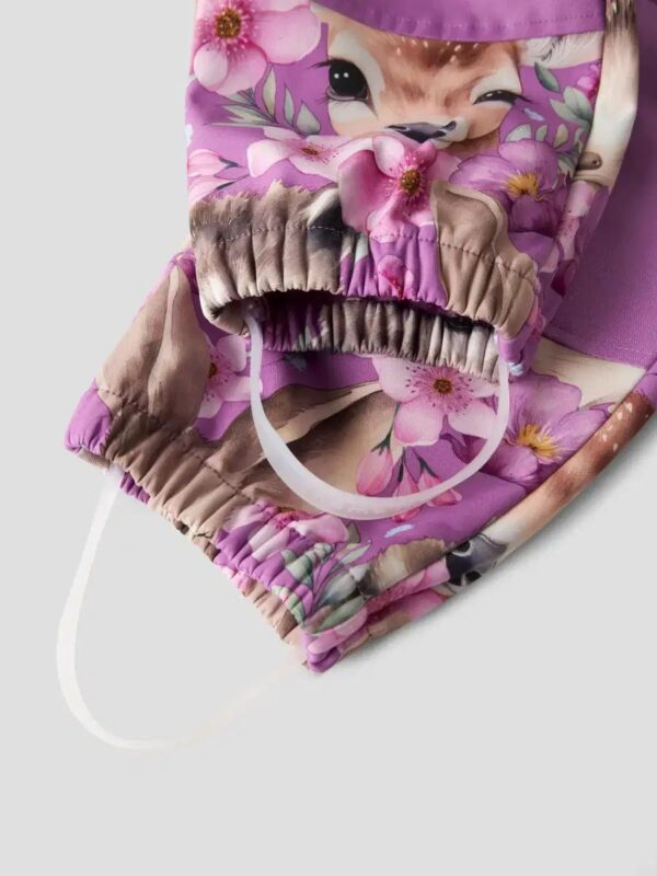 softshell-kombinezonas-mergaitei-orchidejos-zvereliai NAME IT Softshell kombinezonas "MIŠKO ŽVĖRELIAI"