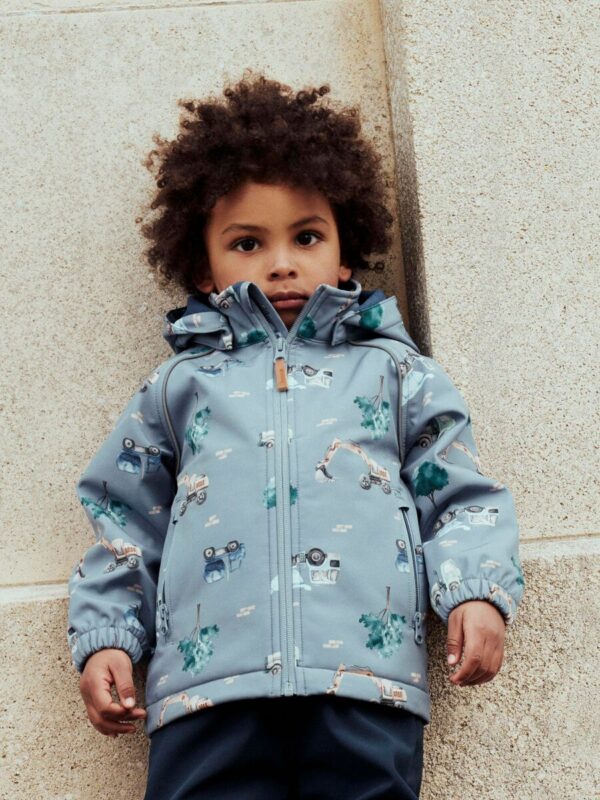 NAME IT Softshell striukė "Sunkvežimiai"