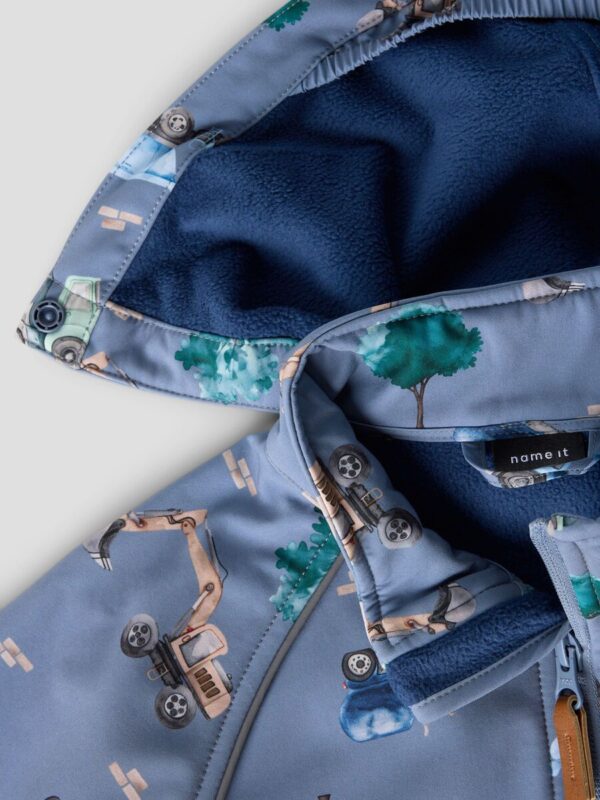 NAME IT Softshell striukė "Sunkvežimiai"