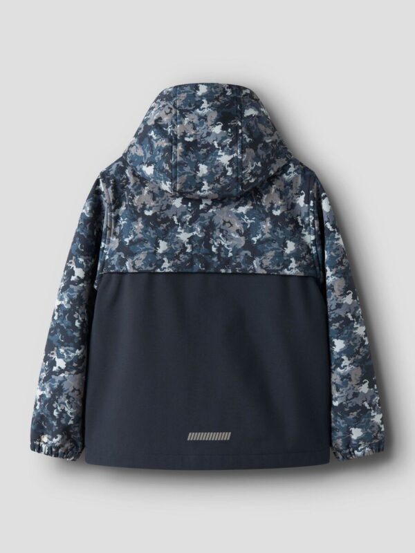 NAME IT Softshell striukė "BLOCK" (Tamsiai mėlyna)