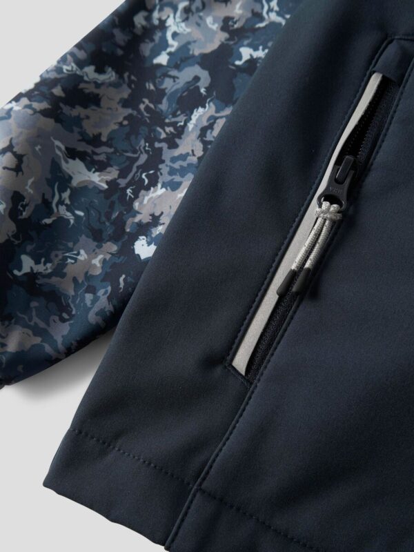 NAME IT Softshell striukė "BLOCK" (Tamsiai mėlyna)