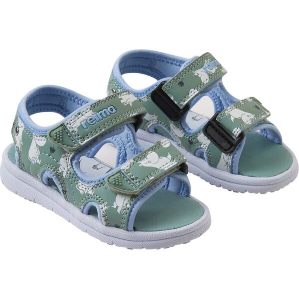 reima-lightweight-sandals-moomin-bungee-5400089m-lengvos-basutes REIMA MOOMIN sandalai (Žali)