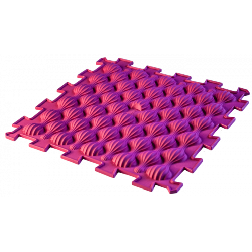 0129-500x500-1.png Ortek masažinis ortopedinis kilimėlis „Puzzle Mix Shell““ 1 elementas