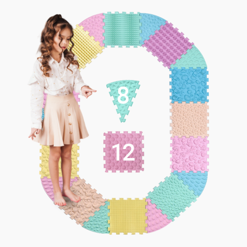 01kovr12_8-500x500-1.png Ortopedinis sensorinis kilimėlis Ortek Mega Mix Puzzle (12 dalių + 8 sektoriai) PASTELINIS