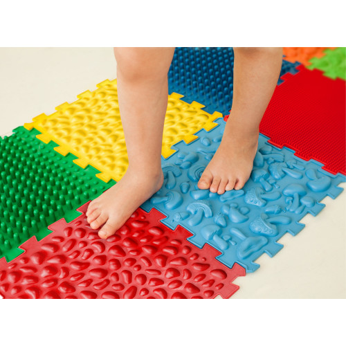 „Masažiniai ortopediniai įklotai „Puzzle Mix““ 10 modulių“