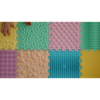 Ortopedinis sensorinis kilimėlis „Puzzle Mix Pastel“ 12 elementų