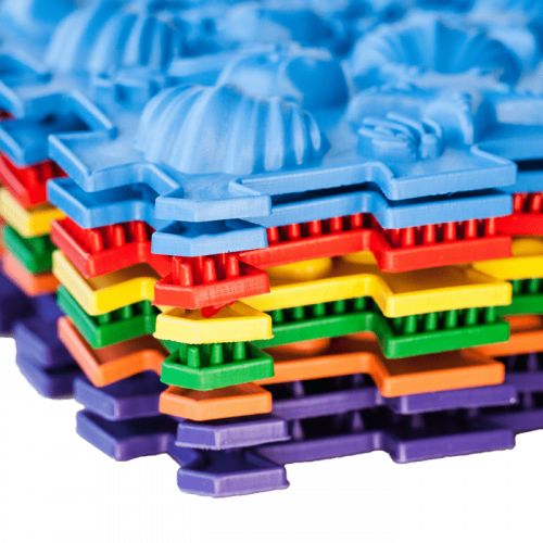 Ortopedinis masažinis kilimėlis Ortek „Nautical Puzzle““ 8 elementai