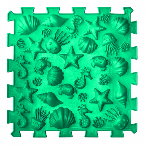 Ortopedinis masažinis kilimėlis „Ortek“ „Nautical Puzzle““ 6 elementai