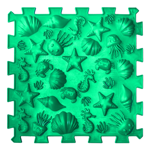 Masažinis reabilitacinis kilimėlis „Ortek Mix- 10 elementų, kietas