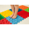 Ortopedinis sensorinis kilimėlis "Ortek Mix Puzzles" (10 elementų + «Rašto detalės» dovanų"