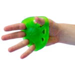 Silikono pirštų ir delnų treniruoklis