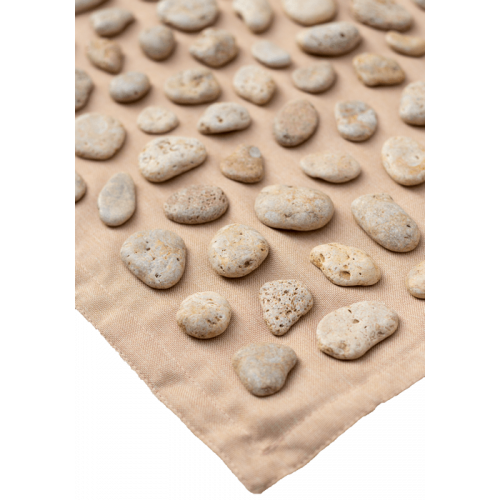 Masažinis ortopedinis kilimėlis su natūraliais akmenukais „Ortek“ MINKŠTAS 74x44 cm