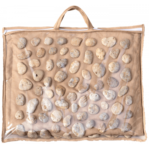 Masažinis ortopedinis kilimėlis su natūraliais akmenukais „Ortek“ MINKŠTAS 74x44 cm