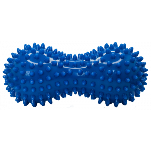 Dvigubas masažo kamuolys su smaigaliais, ežiuko kamuolys