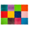 Ortopedinis sensorinis kilimėlis Puzzle (12 elementų + 8 trikampiai)