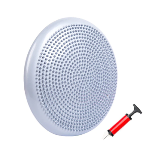 Balansuojanti masažo pagalvėlė D 33cm pripučiama su pompa