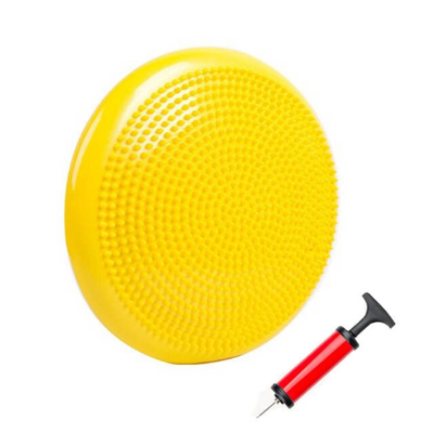 Balansuojanti masažo pagalvėlė D 33cm pripučiama su pompa