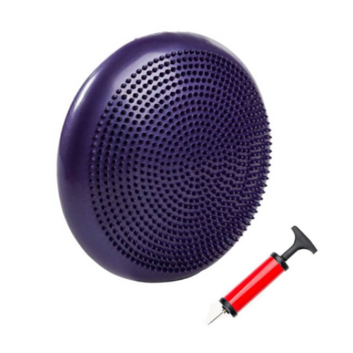 Balansuojanti masažo pagalvėlė D 33cm pripučiama su pompa