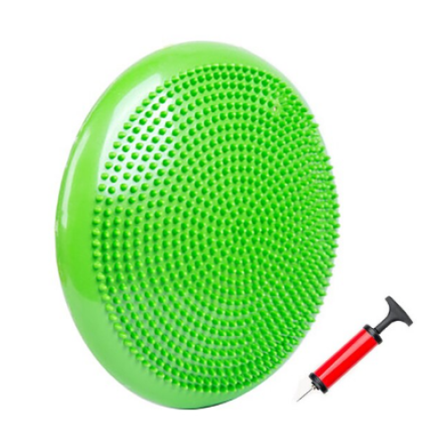 Balansuojanti masažo pagalvėlė D 33cm pripučiama su pompa