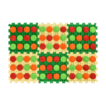 Masažo kilimėlis "Ortek Mix Puzzles" (6 elementai + 6 modulių rinkiniai "Pattern")