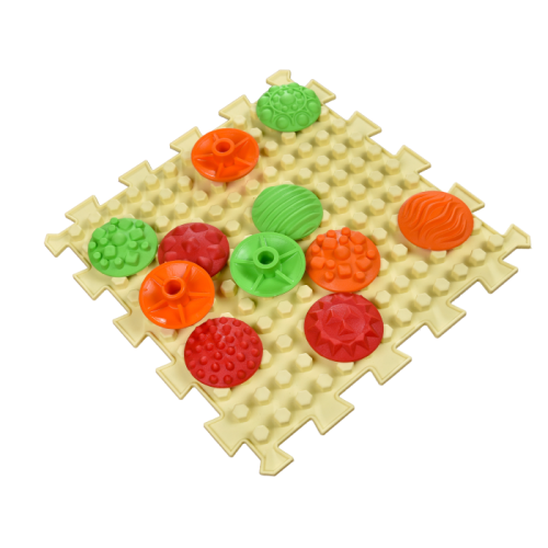 Masažo kilimėlis "Ortek Mix Puzzles" (6 elementai + 6 modulių rinkiniai "Pattern")