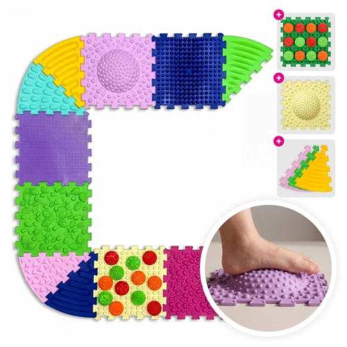 Ortek Multi Mix masažinis kilimėlis 6 dalys + 6 sektoriai