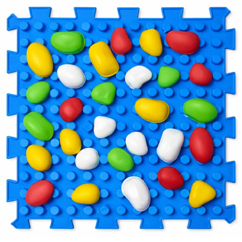 13173_1-500x500-1.png Masažo kilimėlis Ortek Mix Puzzle (10 dalių + modulių rinkinys "Akmenukai")