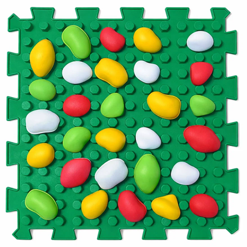 Ortopedinis sensorinis kilimėlis Ortek Mix Puzzle (8 dalys + modulių rinkinys "Akmenukai")