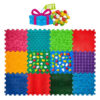 Ortopedinis sensorinis kilimėlis Ortek Mix Puzzle (12 dalių + modulių rinkinys "Akmenukai")