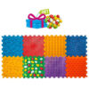 Ortopedinis sensorinis kilimėlis Ortek Mix Puzzle (8 dalys + modulių rinkinys "Akmenukai")