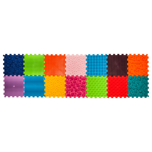 Masažo kilimėlis „Ortek Puzzle 14 elementų + 8 trikampiai