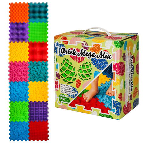 „Masažiniai ortopediniai įklotai Ortek Puzzle „Mega Mix““ 14 modulių“