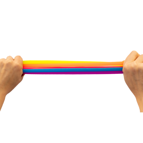 "Stretch It" - sensorinės guminės juostos smulkiajai motorikai