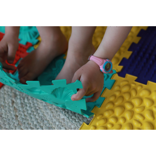 Ortopedinis masažinis kilimėlis Ortek „Nautical Puzzle““ 8 elementai