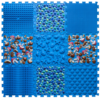 „Masažinis ortopedinis kilimėlis „Ortek Puzzle Mix““ 9 moduliai mėlynas“