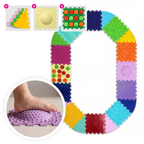 2222-500x500-1.png Ortek Multi Mix ortopedinis sensorinis kilimėlis 12 dalių + 8 sektoriai
