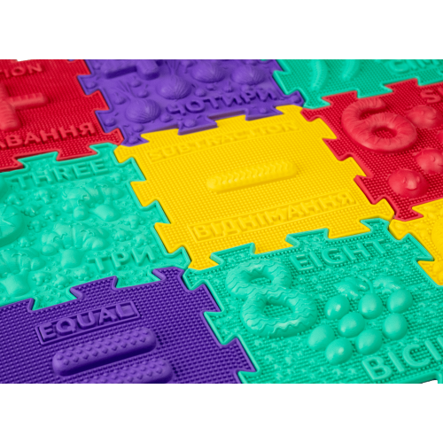 Masažinis kilimėlis „Puzzle Ortek Mathematics 32 moduliai