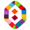 Masažo kilimėlis „Ortek Puzzle 14 elementų + 8 trikampiai